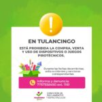 Dirección de medio ambiente recuerda que en Tulancingo está prohibida la compra, venta y uso de juegos pirotécnicos