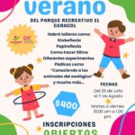 Abren curso de verano en el parque recreativo el caracol