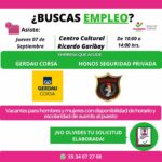 Este jueves se realizará día por el empleo 35, en explanada del centro cultural Ricardo Garibay