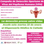 Este martes jornada de salud para la mujer en dispensario de la cañada